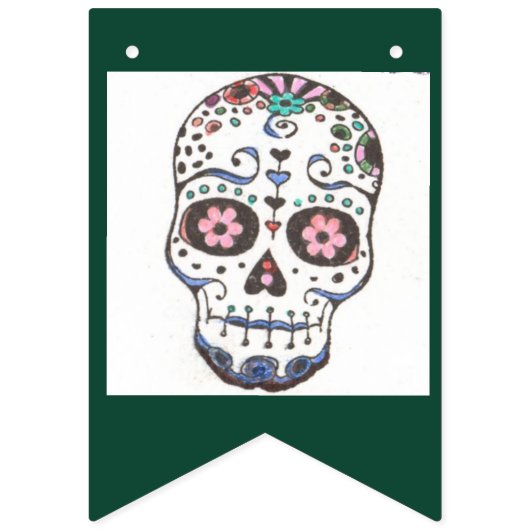 Bandenbanner DIA DE LOS MUERTOS Vlaggetjes (Eerste vlag)