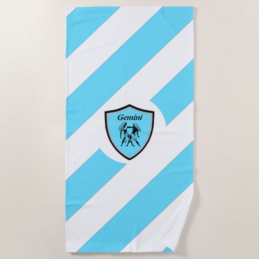 Bandenhanddoek Gemini Strandlaken (Voorkant)