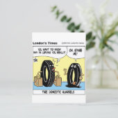 Bandenhuiskwesties Funny Gifts T - shirts Collecti Briefkaart (Staand voorkant)