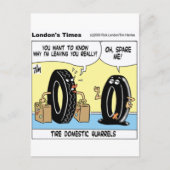 Bandenhuiskwesties Funny Gifts T - shirts Collecti Briefkaart (Voorkant)