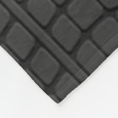 bandenloopvlakpatronen fleecedeken fleece deken (Hoek)