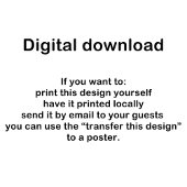 Bandenmenu QR-code lavender florals eucalyptus Reclamebord Met Voetstuk