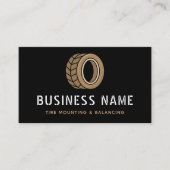 Bandenmontage & Balancing Auto Automotive Service Visitekaartje (Voorkant)