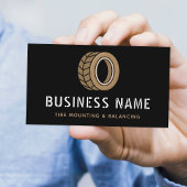 Bandenmontage & Balancing Auto Automotive Service Visitekaartje