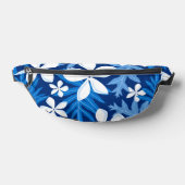 BANDENPATROON IN BLAUW HEUPTASJE (Liggend)