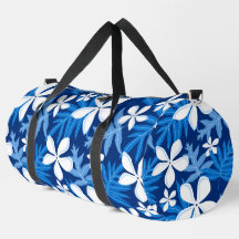 BANDENPATROON IN BLAUW