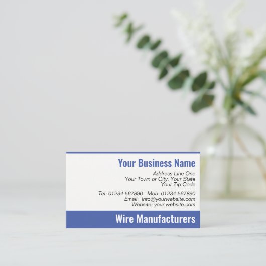 Bandenproducenten QR Code Visitekaartje (Staand voorkant)