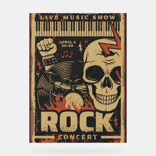 Bandenproef Acryl Bord (Voorkant)