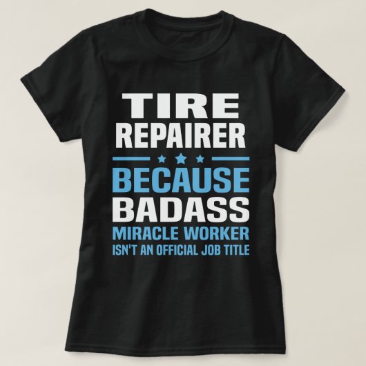 bandenreparateur t-shirt (Design voorkant)