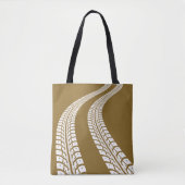 Bandensporen Tote Bag (Voorkant)