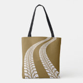 Bandensporen Tote Bag (Achterkant)