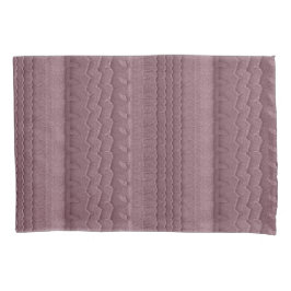 Bandensporen van auto's op doorkniproze kussensloop