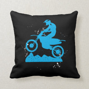 Bandensporen van motorcross motorfiets kussen