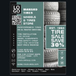 Bandenstapelontwerp, Tyre/Tyre Specialist Shop Flyer<br><div class="desc">Tyre Stack Design,  Tyre/Tyre Specialist Shop Adverteren Flyer door The Visitekaartje Store.</div>