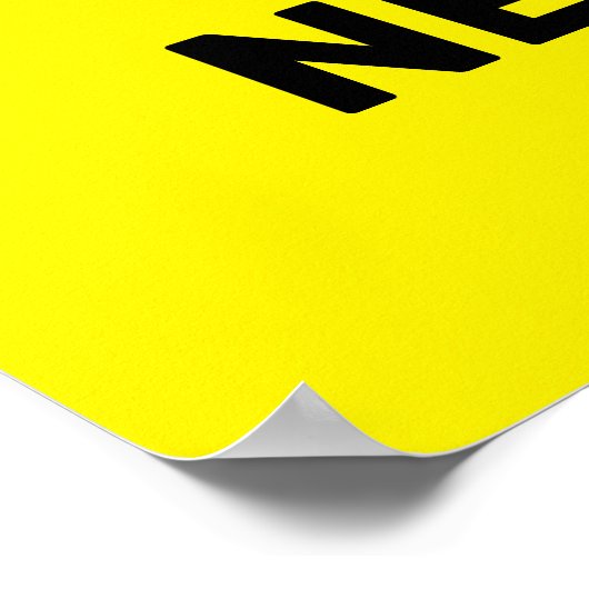 Bandenverkoop Aangepast Poster (Hoek)