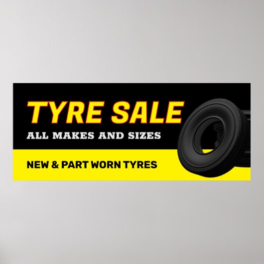 Bandenverkoop Aangepast Poster (Voorkant)