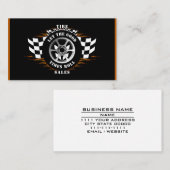 Bandenverkoop Auto-industrie Onderdelen Leveringen Visitekaartje (Voorkant / Achterkant)