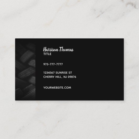 Bandenwinkelslogans Visitekaartje (Achterkant)