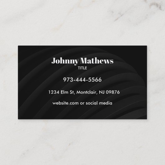 Bandenwinkelslogans Visitekaartjes (Achterkant)