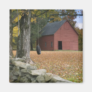 Bandenzwengel langs een weg in Zuid-Vermont, Magneet
