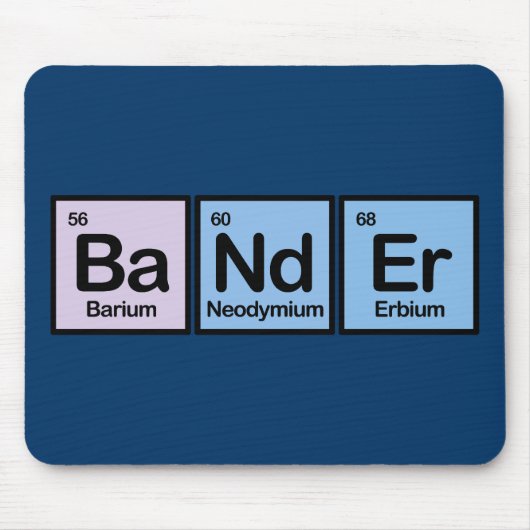 Bander gemaakt van elementen muismat (Voorkant)
