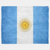 Bandera Argentina Fleece Deken (Voorkant (Horizontaal))