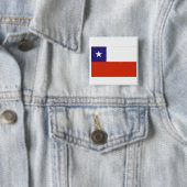 Bandera Chili V Vierkante Button 5,1 Cm (In situ)