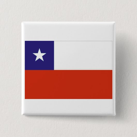 Bandera Chili V Vierkante Button 5,1 Cm (Voorkant)