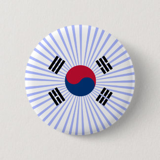 Bandera coreana ronde button 5,7 cm