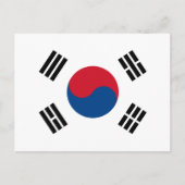 Bandera de Corea del Sur Briefkaart (Voorkant)
