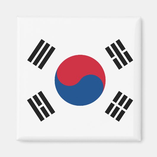 Bandera de Corea del Sur Magneet (Voorkant)