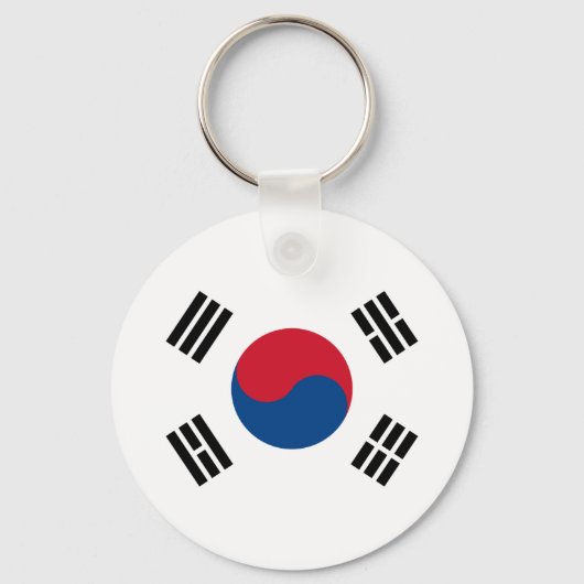 Bandera de Corea del Sur Sleutelhanger (Voorkant)