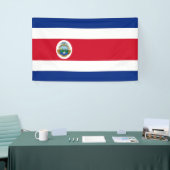 Bandera de Costa Rica - Vlag van Costa Rica  Spandoek (Beurs)