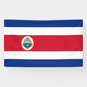 Bandera de Costa Rica - Vlag van Costa Rica Spandoek (Horizontaal)