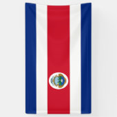 Bandera de Costa Rica - Vlag van Costa Rica  Spandoek (Verticaal)