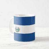 Bandera de El Salvador Koffiemok (Voorkant links)