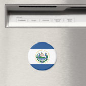 Bandera de El Salvador Magnet (Insitu (Vaatwasser))