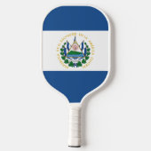 Bandera de El Salvador Pickleball Paddle (Achterkant)