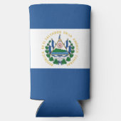 Bandera de El Salvador Seltzer Blikjeskoeler (Achterkant)