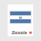 Bandera de El Salvador Sticker (Vel)