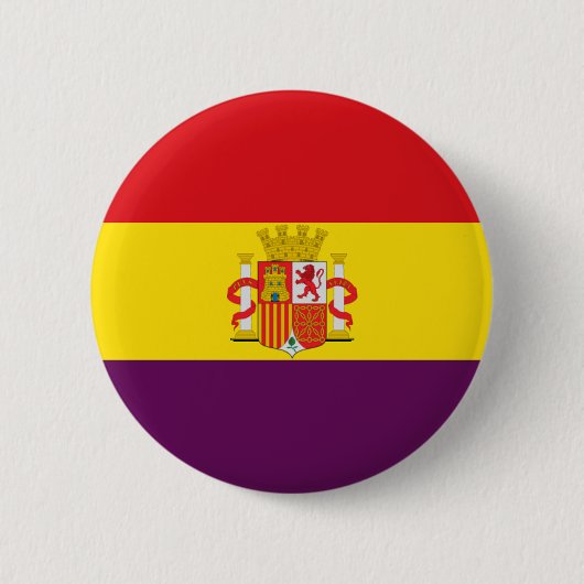 Bandera de la República Española Ronde Button 5,7 Cm (Voorkant)