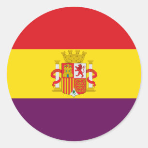 Bandera de la República Española Ronde Sticker