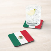 Bandera de Mexico National flag Mexicanos Bier Onderzetter (Rechterzijde)