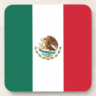 Bandera de Mexico National flag Mexicanos Bier Onderzetter