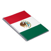 Bandera de Mexico National flag Mexicanos Notitieboek (Rechterzijde)
