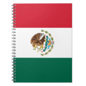 Bandera de Mexico National flag Mexicanos Notitieboek (Voorkant)