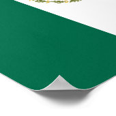 Bandera de Mexico National flag Mexicanos Poster (Hoek)