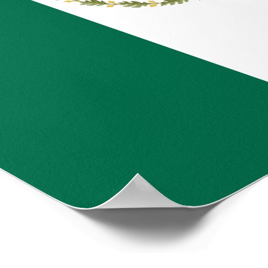 Bandera de Mexico National flag Mexicanos Poster (Hoek)