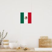 Bandera de Mexico National flag Mexicanos Poster (Keuken)