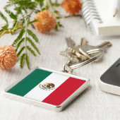 Bandera de Mexico National flag Mexicanos Sleutelhanger (Zijkant)